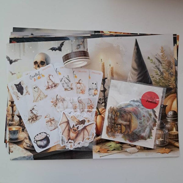 Cozy halloween Journal set