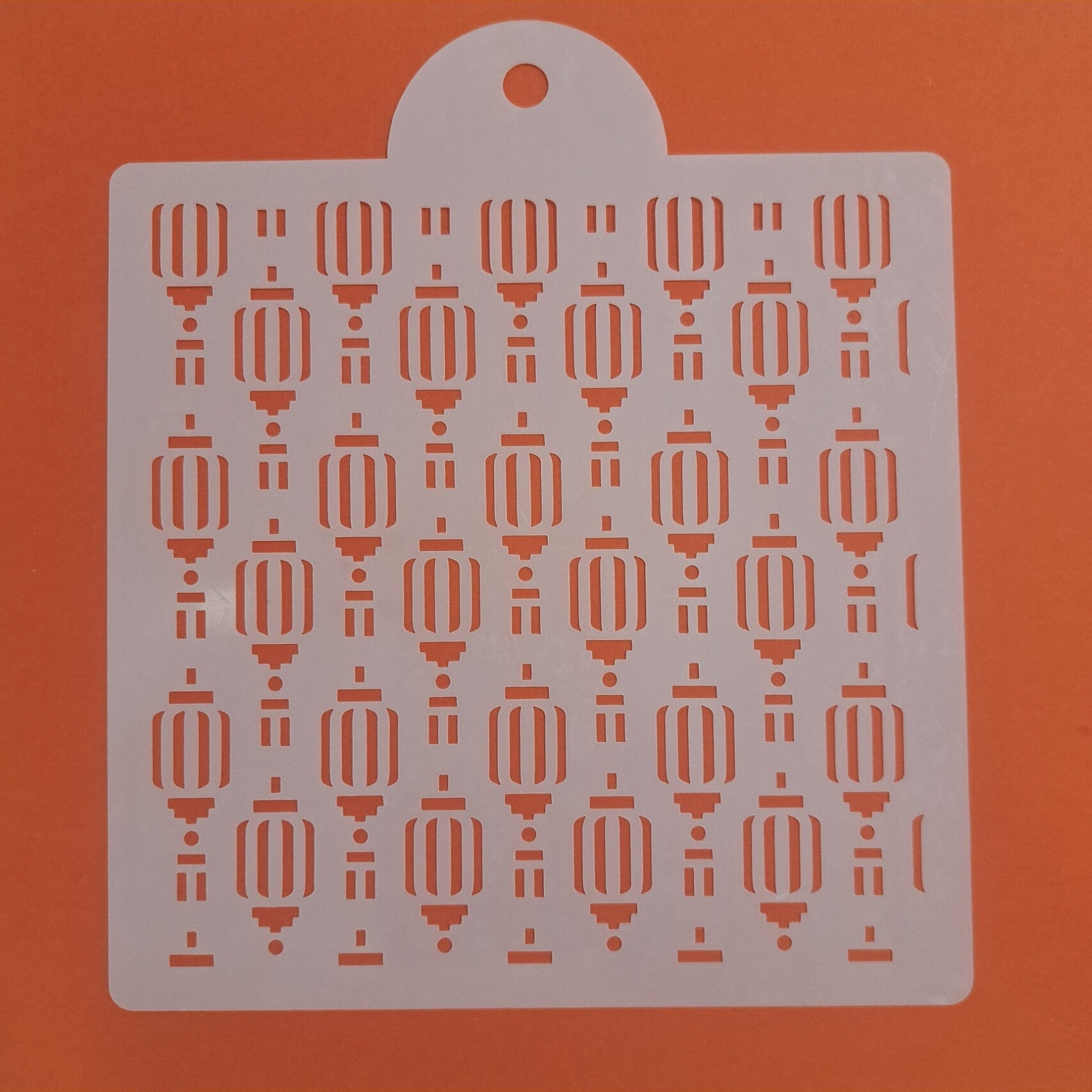 Stencil Lampion