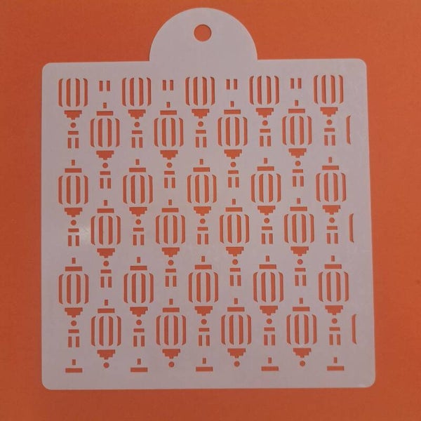 Stencil Lampion