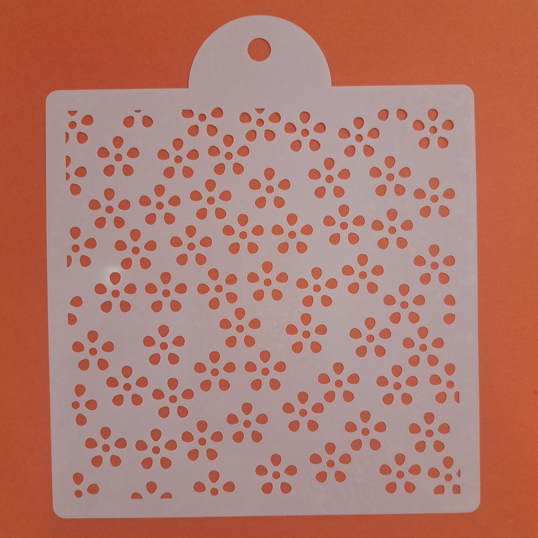 Stencil Kleine bloemetjes