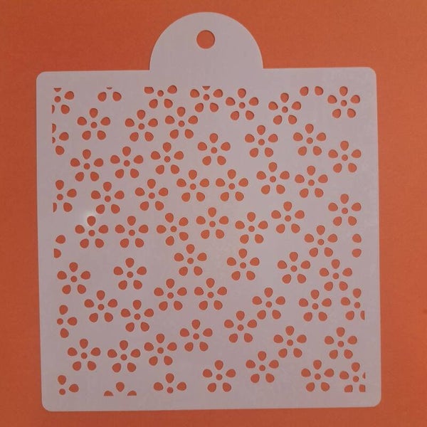 Stencil Kleine bloemetjes