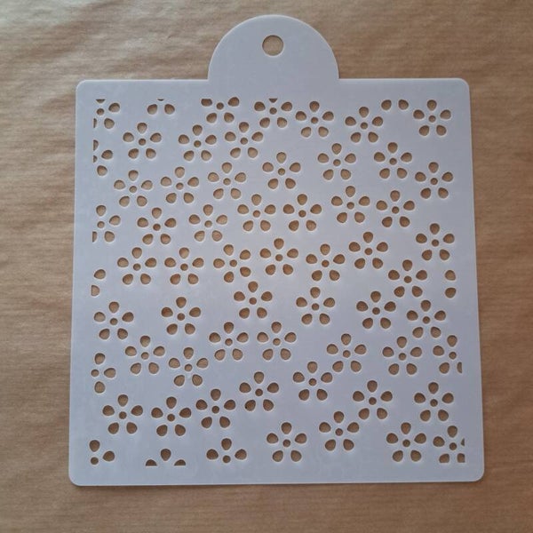 Stencil Kleine bloemetjes