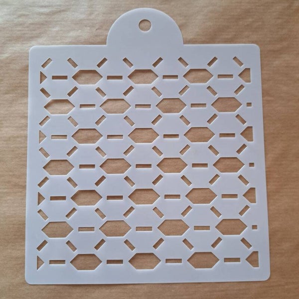 Stencil raster crystal