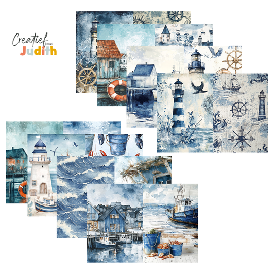 15 vellen Zee papier