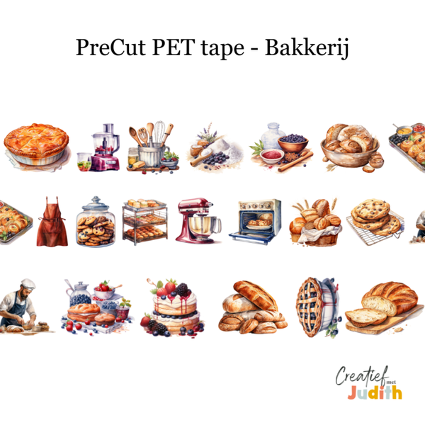 PreCut - Pet Tape Bakkerij