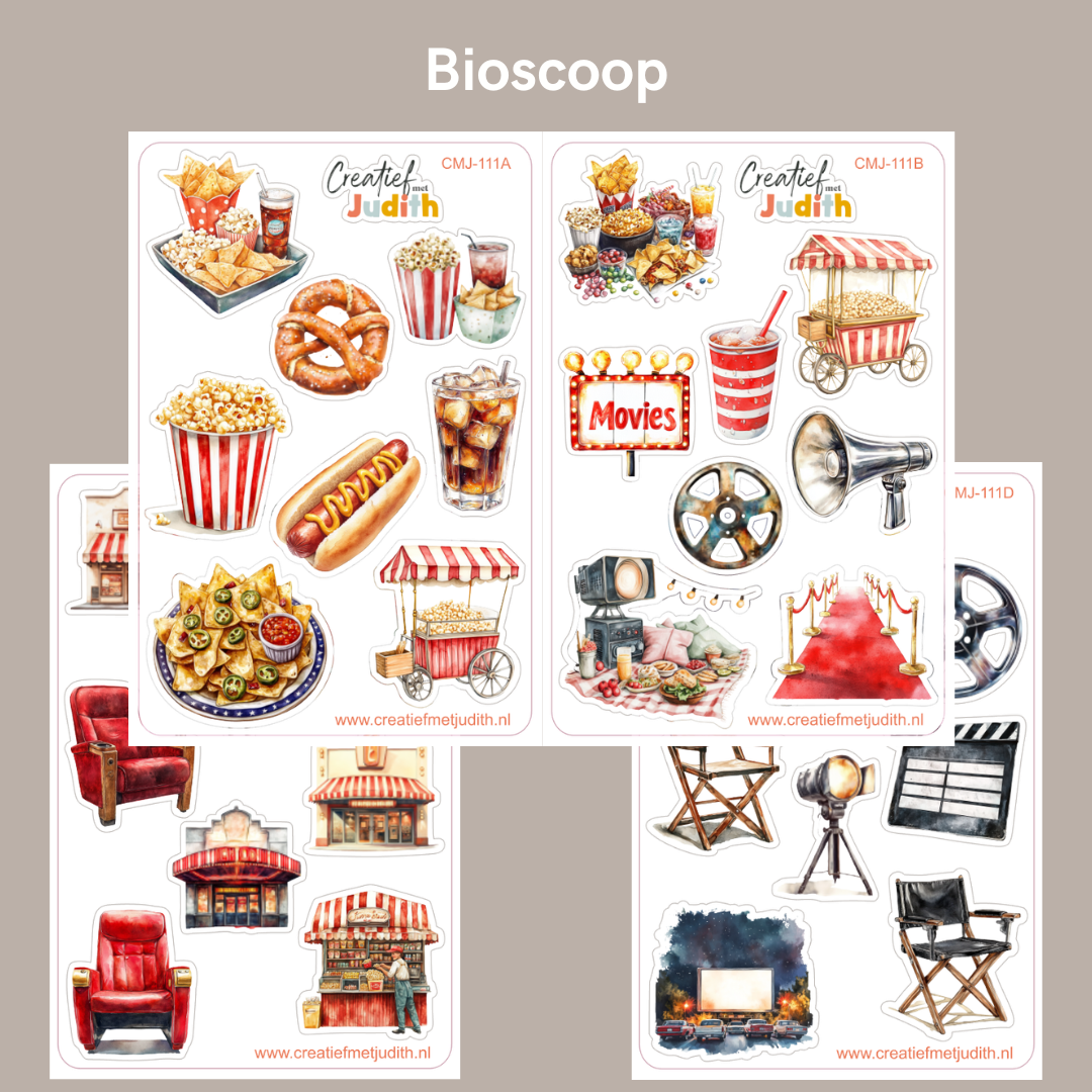 Bioscoop stickervellen