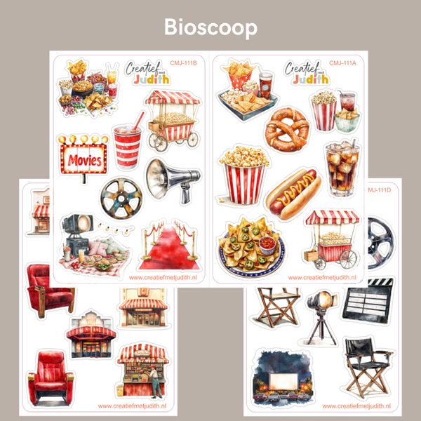 Bioscoop stickervellen