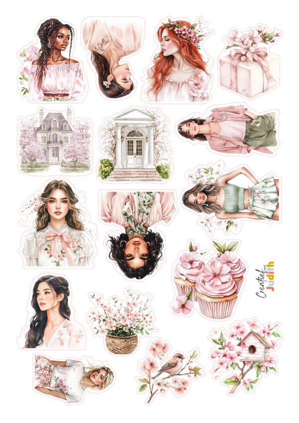 16st Blossem stickers
