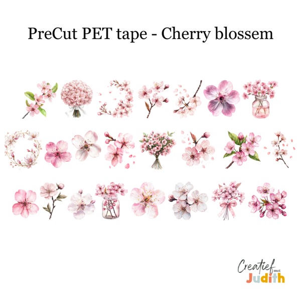 PreCut - Pet Tape Cherry blossem
