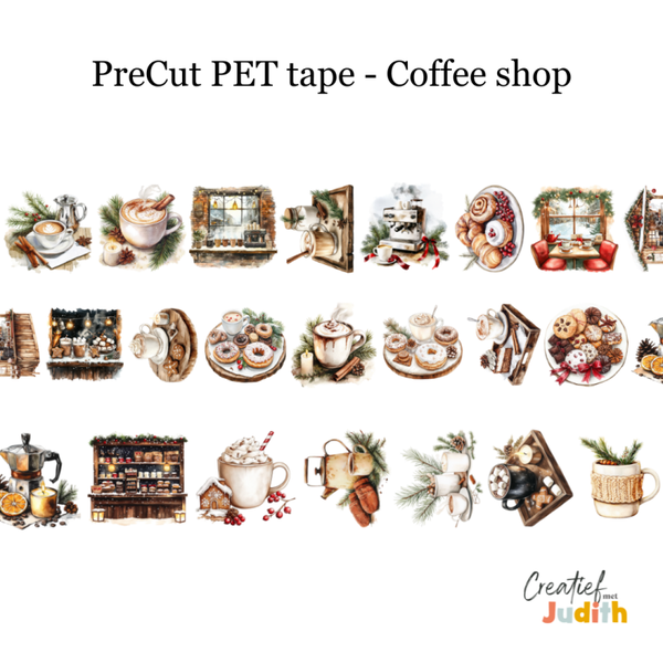 PreCut - Pet Tape Coffee shop