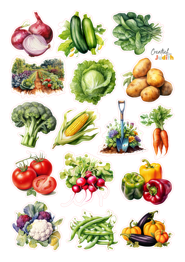 16st Garden stickers