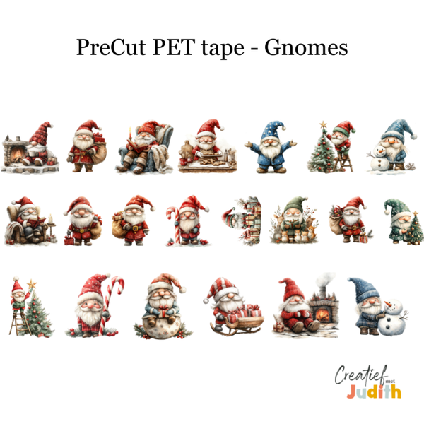 PreCut - Pet Tape Gnomes