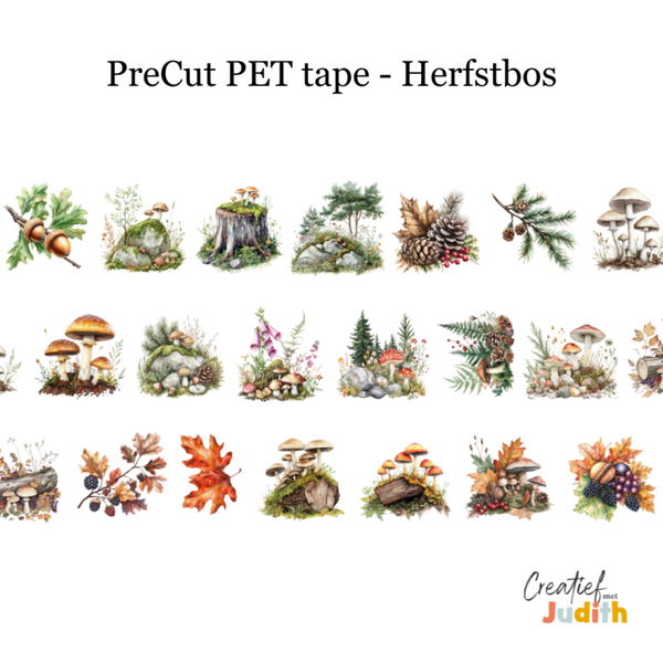 PreCut - Pet Tape Herfstbos