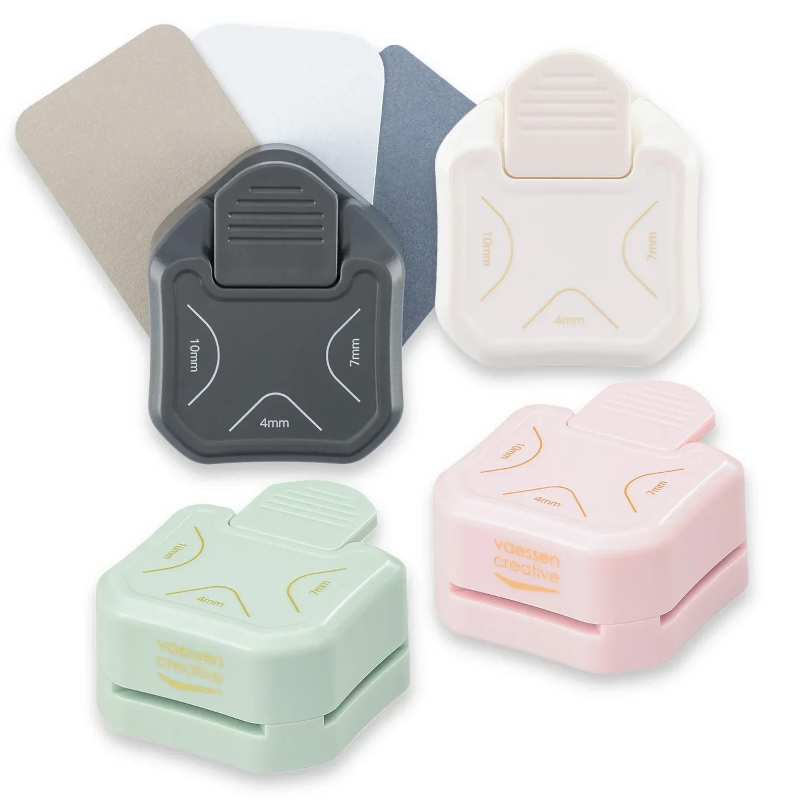 Vaessen Creative • 3-in-1 Hoekpons 4-7-10mm