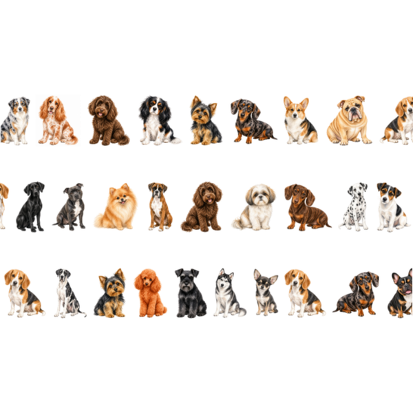 Washi tape honden