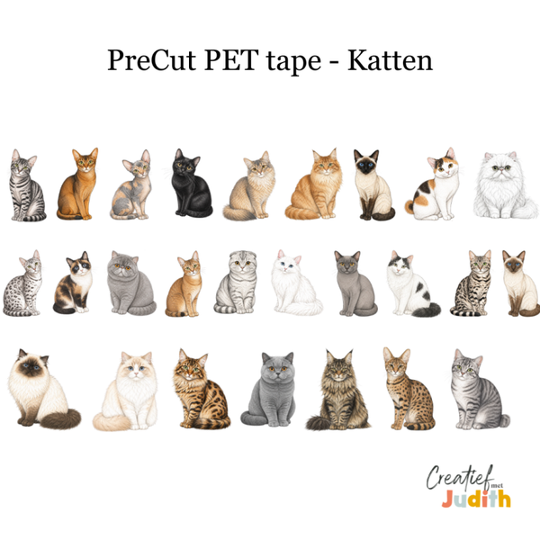 PreCut - Pet Tape Katten.2