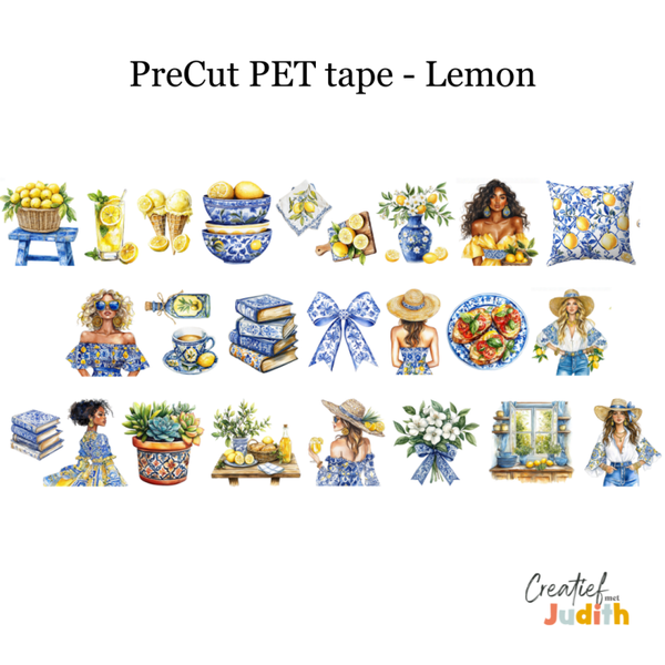 PreCut - Pet Tape Lemon