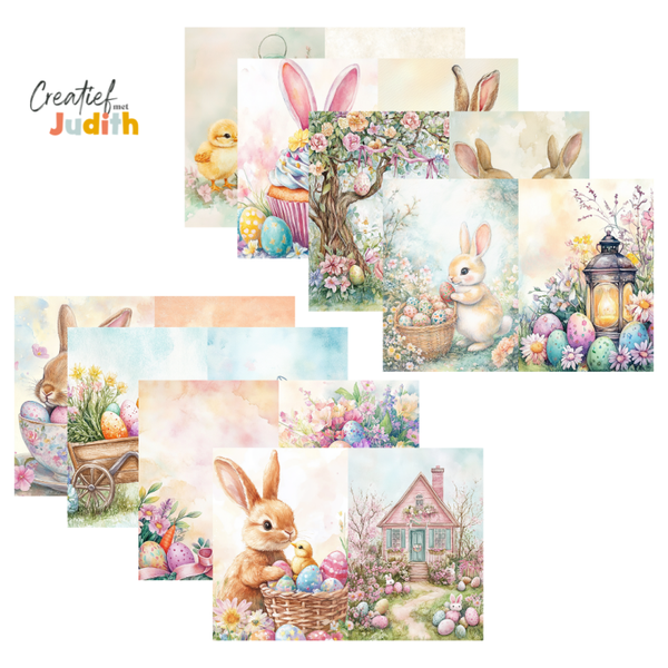 15 vellen Pasen papier