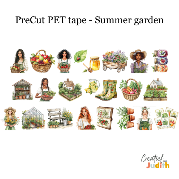 PreCut - Pet Tape Summer garden