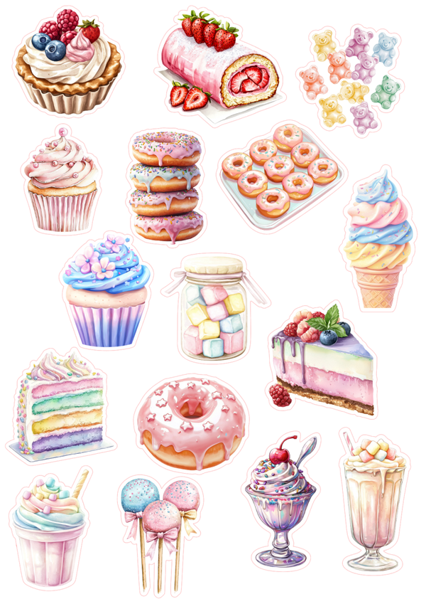 16st Sweets stickers