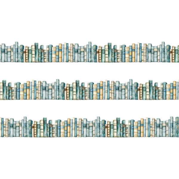Washi tape teal boekenplank