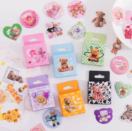 45 Teddy bear stickers