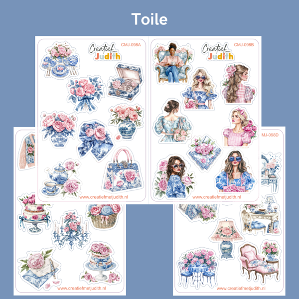 Toile stickervellen