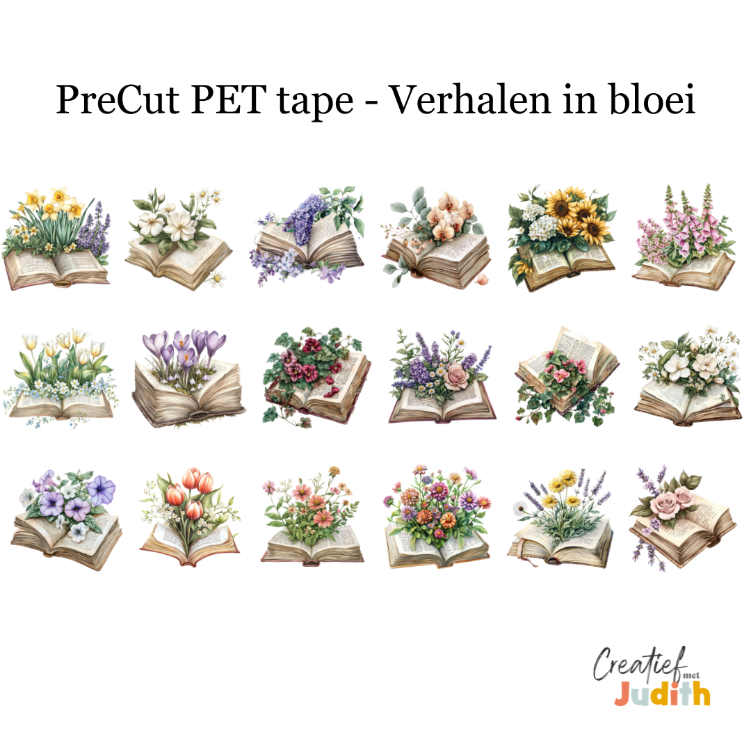 PreCut - Pet Tape Verhalen in bloei
