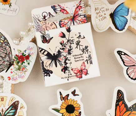 45 Vlinders stickers