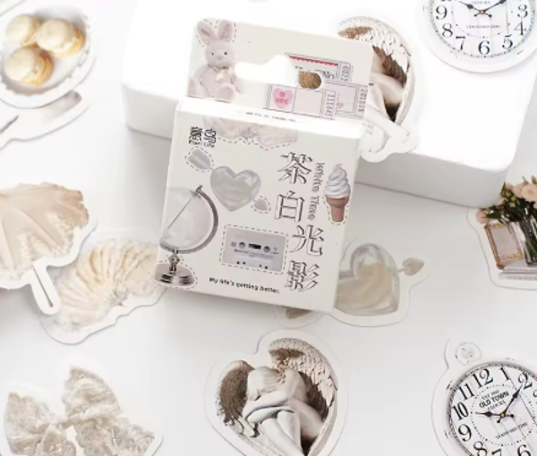 45 white light stickers