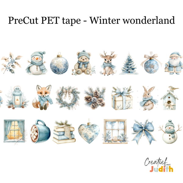 PreCut - Pet Tape Winter wonderland