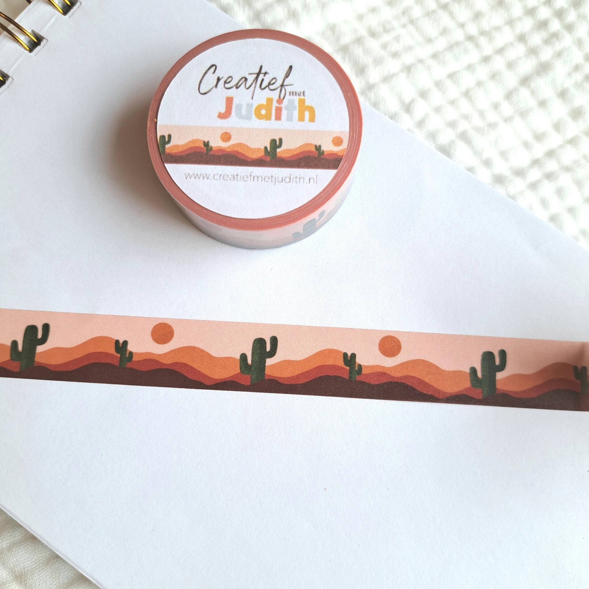 Washi tape cactus