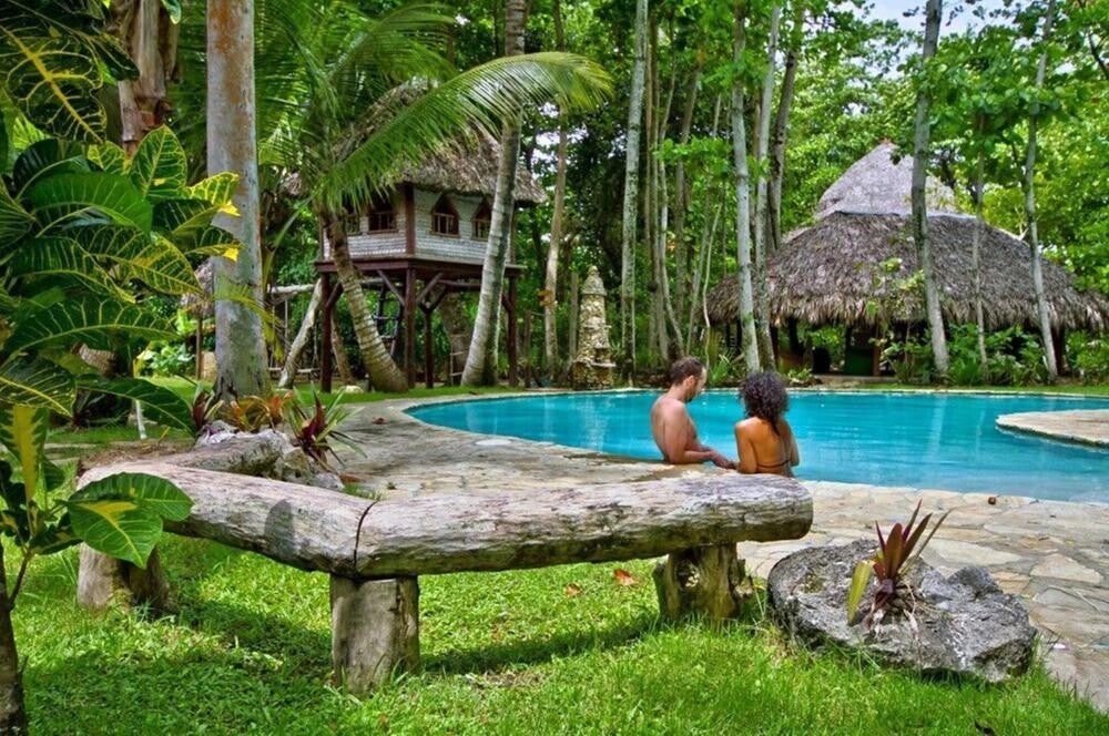 A Dominica eco-resort showing a calm and welcoming environment for visitors