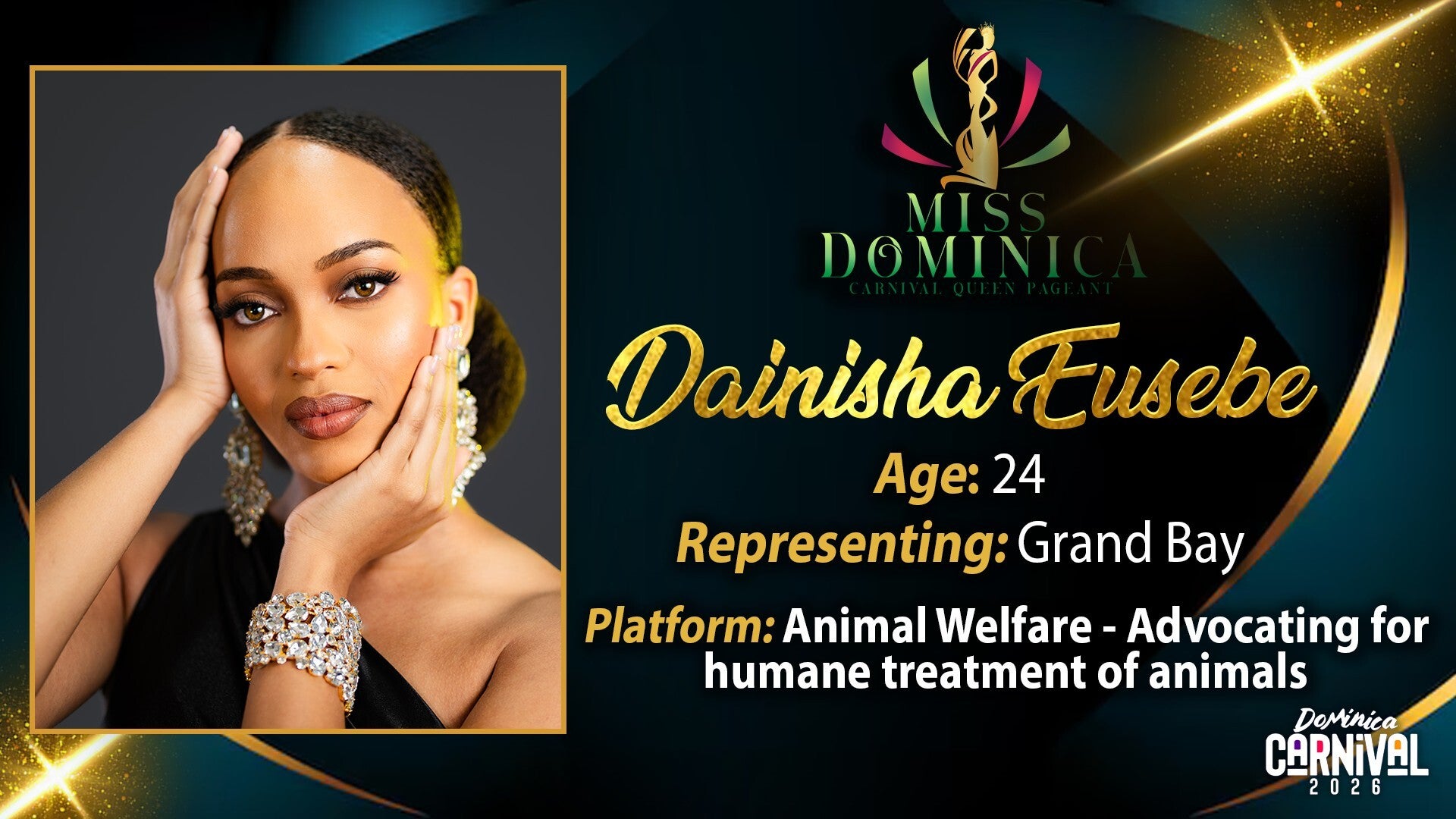 Miss Dominica 2026 - Dainisha Eusebe