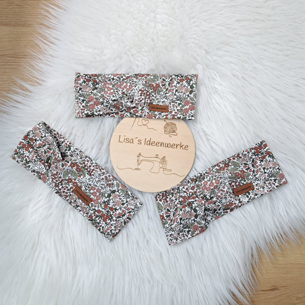 Stirnband mit Twist, verschiedene Größen