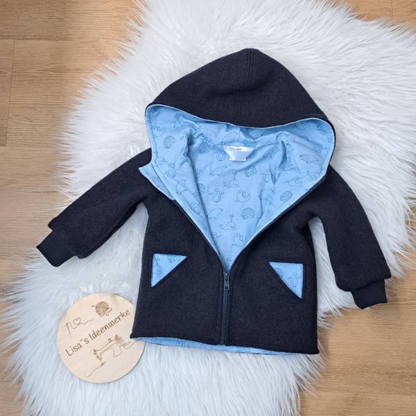 Wollwalkjacke, Größe. 86
