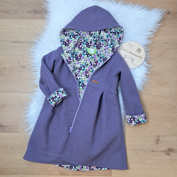 Wollwalkmantel, Größe 116