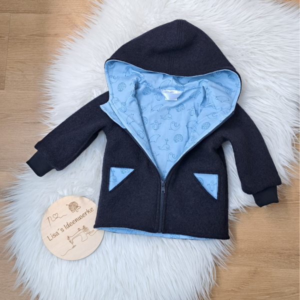 Wollwalkjacke, Größe 86