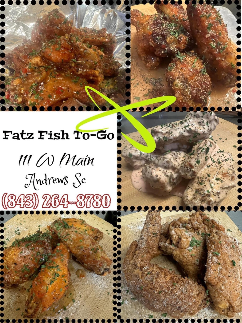 Menu Fatz Fish To Go