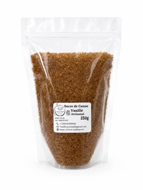 Sucre de Canne Vanillé 250g