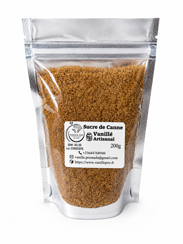 Sucre de Canne Vanillé 200g