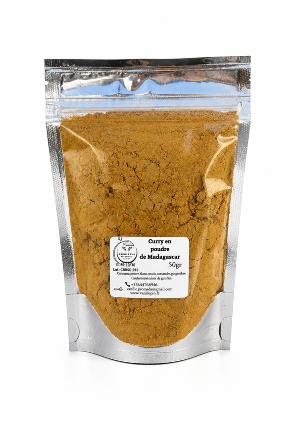 Curry en poudre de Madagascar 50g