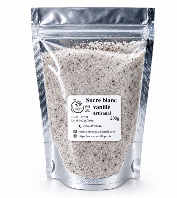 Sucre blanc vanillé 200g