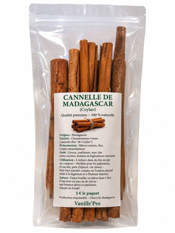 Cannelle de Ceylan de Madagascar