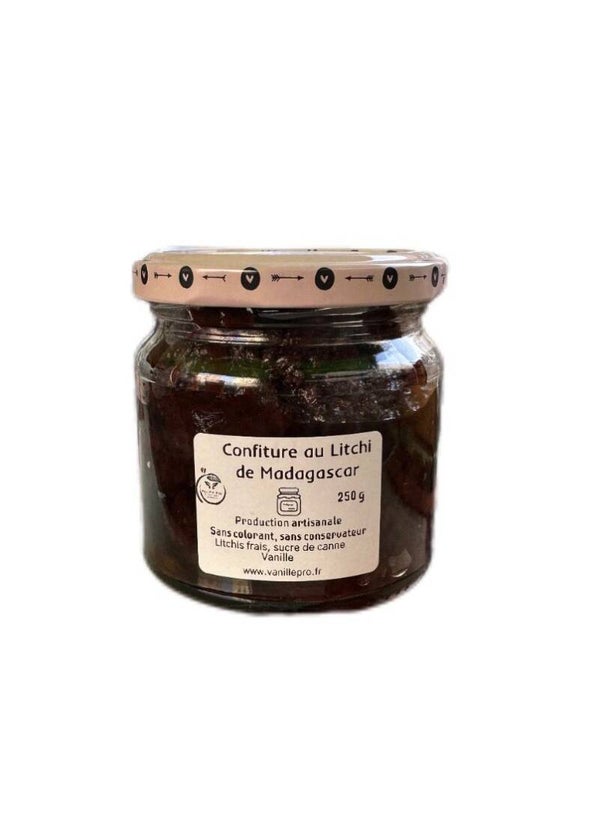 Confiture au Litchi de Madagascar 250g