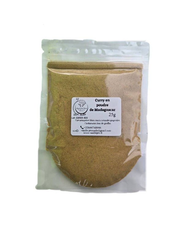Curry en poudre de Madagascar 25G