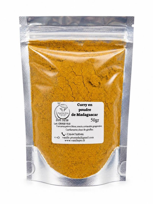 Curry en poudre de Madagascar 50g