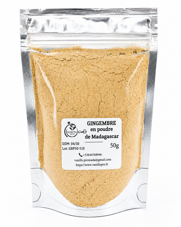 Gingembre en poudre de Madagascar 50g