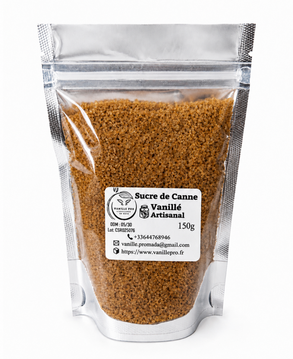 Sucre de Canne Vanillé 150g