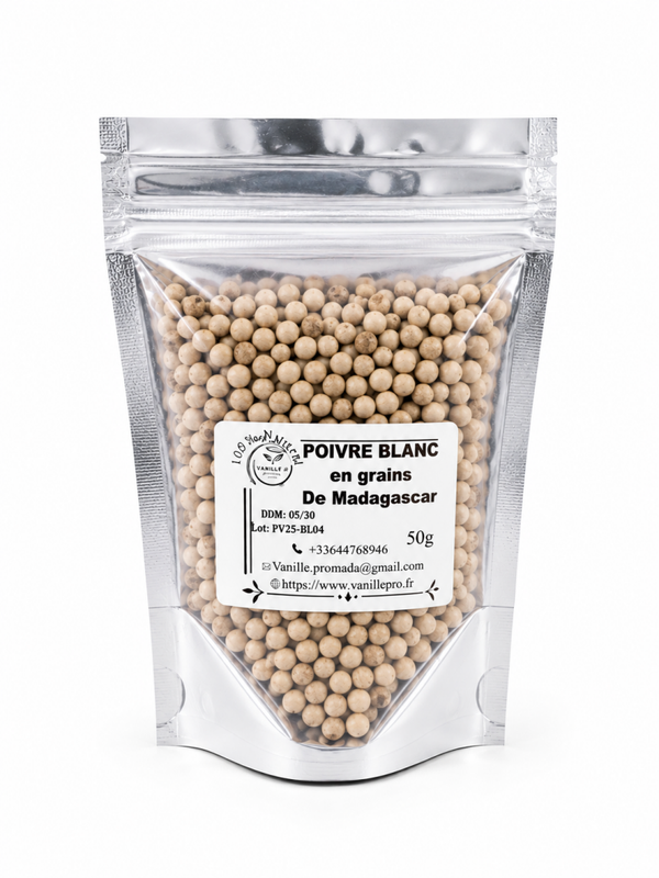 Poivre Blanc de Madagascar 25g